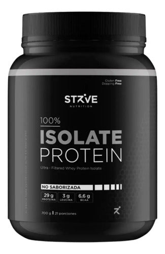 Strive - Proteína Aislada X 700g (solo 2 Ingredientes) Sin Sabor