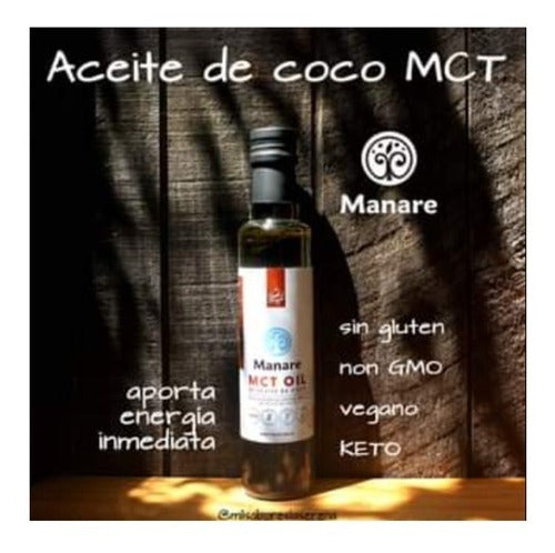 Manare- Mct Oil Aceite De Coco mtc 250 Ml