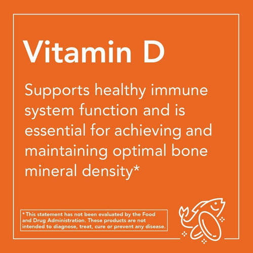 Now - Vitamina D-3, 5.000 Ui, 120 Cápsulas