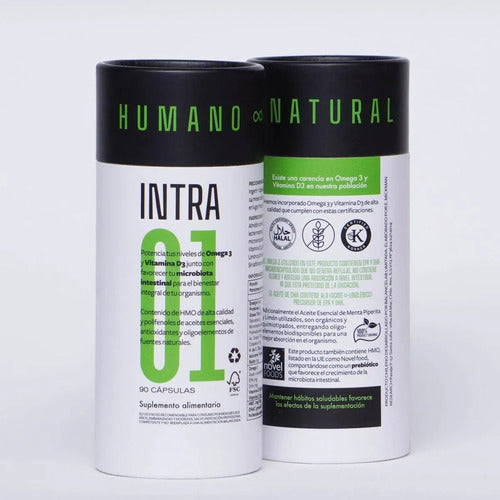 Humnatt - Intra01 Tubo - Alivio Intestinal 90caps