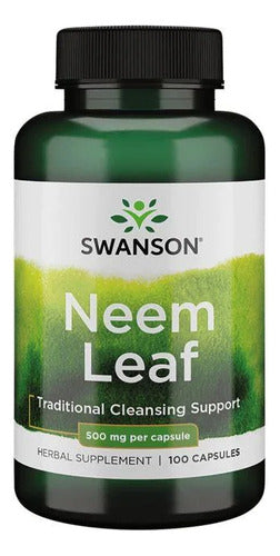 Swanson- Hoja De Neem 500 Mg 100 Cápsulas