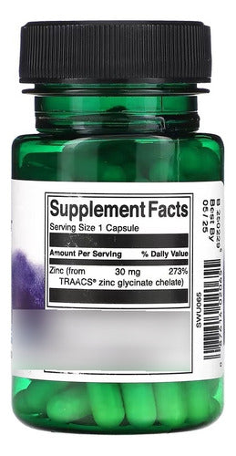 Swanson - Zinc 30mg 90caps Inmunidad Máxima