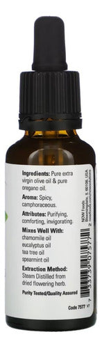 Aceite Esencial De Orégano Now 30 Ml