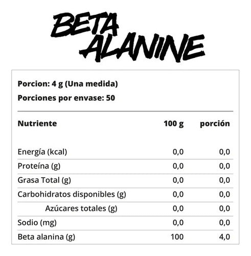 Spartan - Beta Alanine 200gr