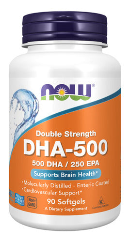 Dha-500 Mg 90 Caps - Now Foods Sabor Sin Sabor