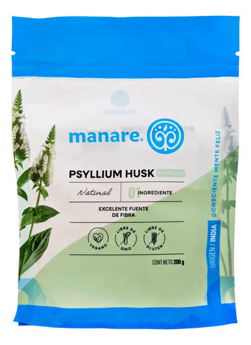 Manare- Psyllium Husk 200 gramos