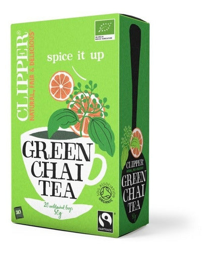 Té Clipper Organic Chai Green Tea 50 Gr.