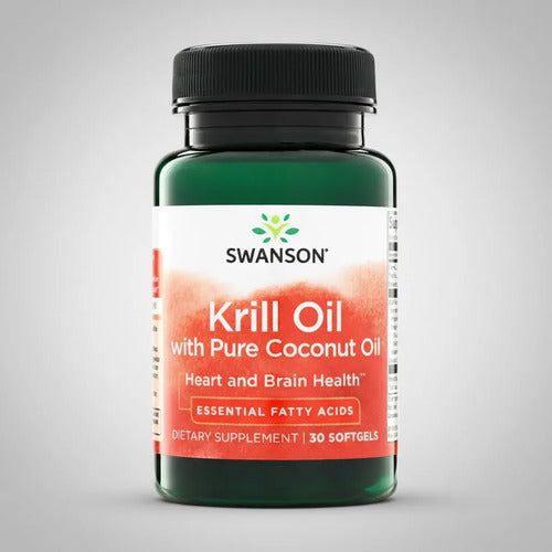 Swanson- Aceite De Krill Con Aceite De Coco 30softgels