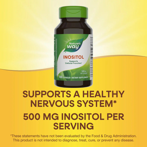 Natures Way - Inositol 500mg 100 Capsulas N/a