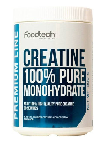 Foodtech - Creatina 100% Pura Monohidratada 300grs