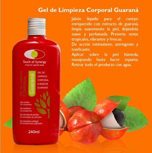 Touch Of Synergy - Gel De Limpieza Corporal Guaraná 240ml