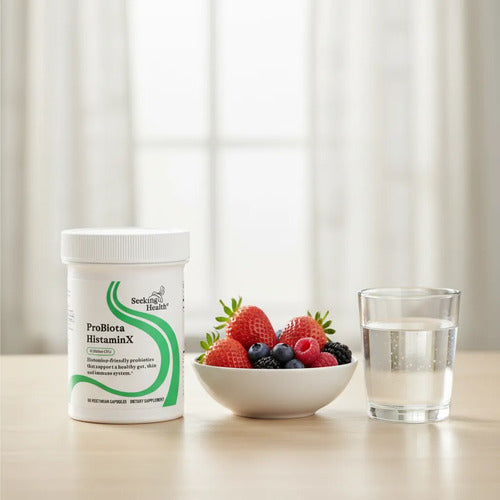 Seeking Health, Probiota Histamina, 60 Cápsulas
