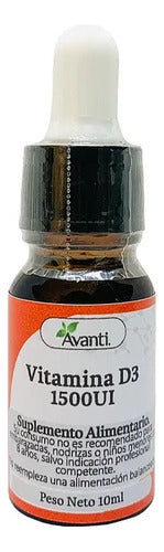 Avanti- D3 1500ui En Gotas 10 Mililitros
