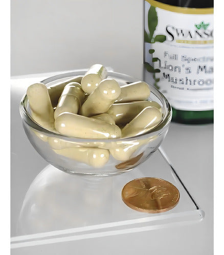 Hongos Lion's Mane Lion's Mane 500 Mg 60 Cápsulas Swanson