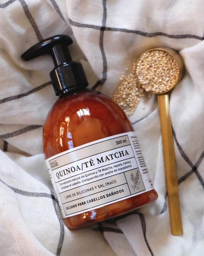 Apicola Del Alba- Pack Champú + Bálsamo Té Matcha Quinoa