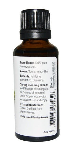 Aceite Esencial Hierba De Limón (lenmongrass) - 30 Ml