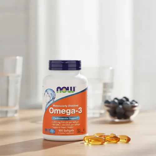 Now Foods - Omega-3, 100 Cápsulas Blandas Omega-3