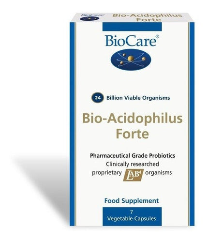 Probióticos - Bioacidophilus Forte - 24 Billones, 7 Cápsulas