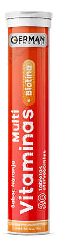 German Energy- Multi Vitaminas+ Biotina Efervescentes