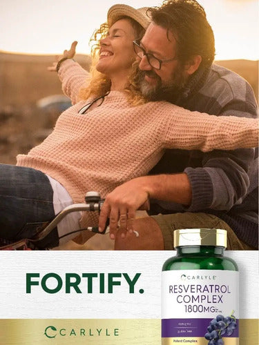 Carlyle Resveratrol Complex 1800 Mg 180 Caps Sin Sabor