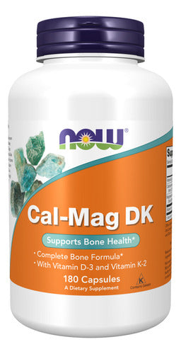Now Foods Cal-mag Dk 180 Caps Sabor Sin Sabor