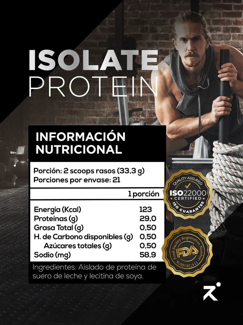 Strive Nutrition- Proteina Aislada sin sabor 700 gramos
