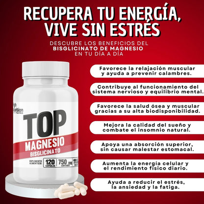 Paul More- Bisglicinato De Magnesio 120capsulas 