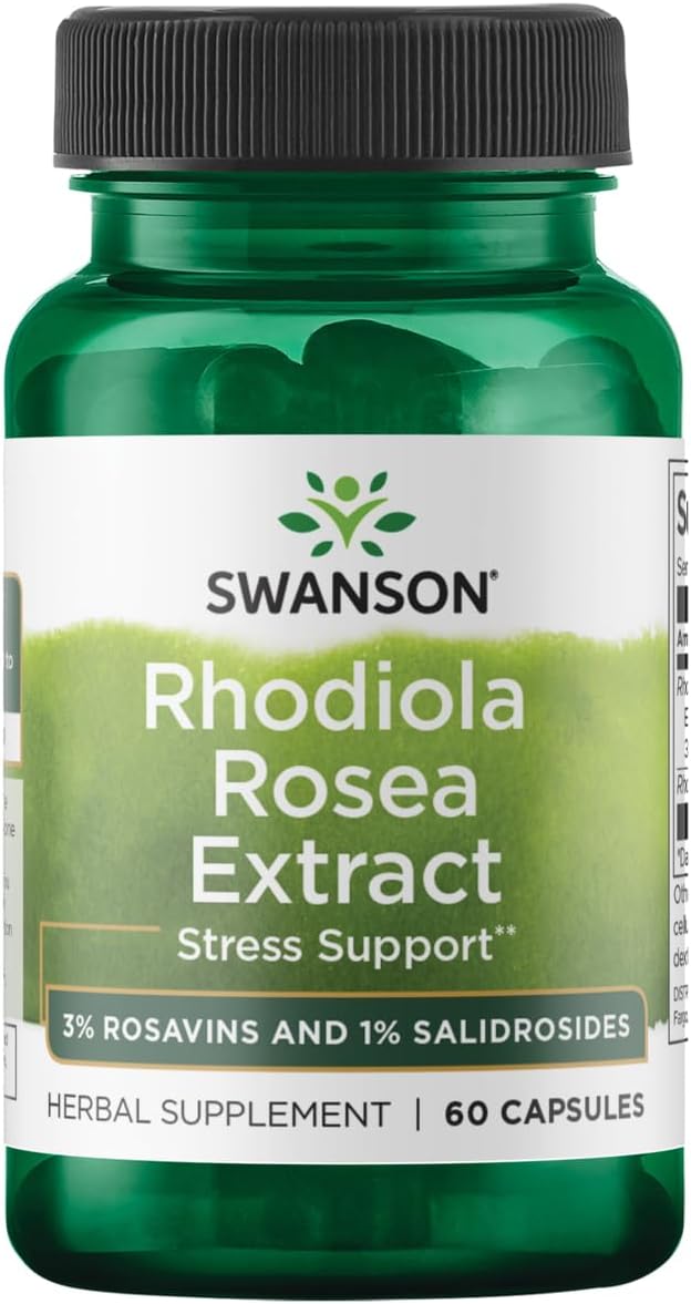 Swanson- Extracto de Rhodiola Rosea 60 capsulas 