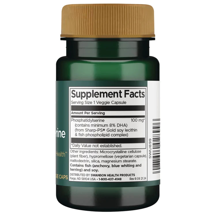 Swanson- Phosphatidylserine 100mg 30softgels