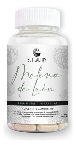 Capsulas Melena De Leon- Potencia Tu Memoria Y Concentración Sabor Sin Sabor