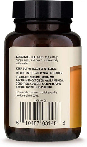 Dr. Mercola, D3 Liposomal, 10.000 Ui 90 Cáps (3 Meses)