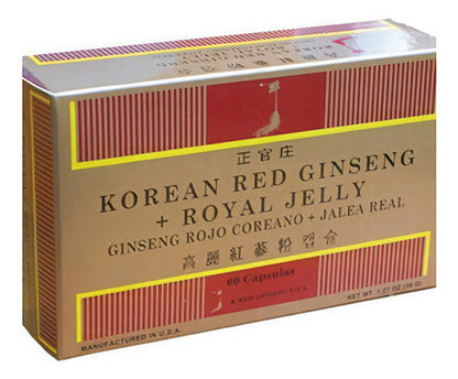 Fdc- Ginseng Rojo Koreano Con Jalea Real  60 Capsulas 