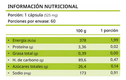 Fuente Vital - Probióticos 100 Billones - 10 Cepas - 60 Cáps