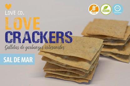 Love Co - Galletas De Garvanzos Crackers - Sal De Mar 130gr
