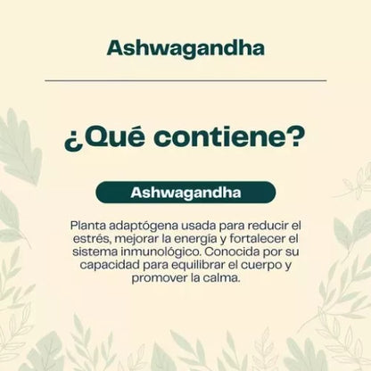Fuente Vital Ashwagandha 60 Capsulas 640 Mg Ansiedad/estres