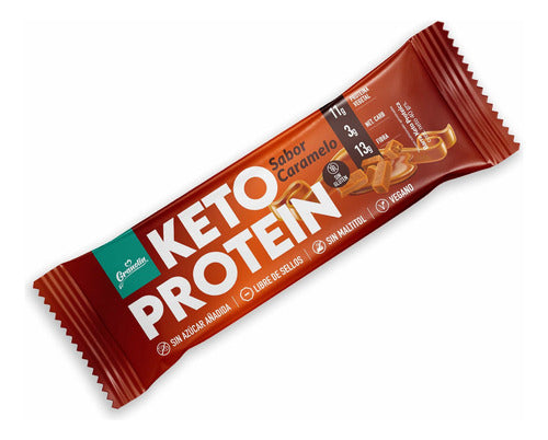 Granolín - Barras Keto Protein Caramelo 40 Gr - 16 uds