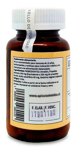 Del Alba - Propóleo Vitamina C 500 Mg  60 Caps