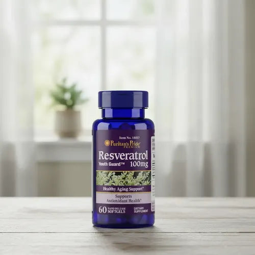 Puritan's Pride- Resveratrol 100mg 60 Cápsulas Sin Sabor