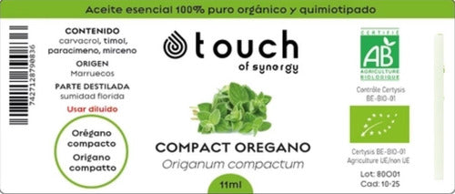 Touch Of Synergy - Aceite Esencial Orégano Quimiotipado 11ml