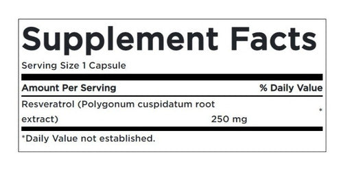 Swanson - Resveratrol Higher Potency 250mg 30 Caps