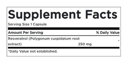 Swanson - Resveratrol Higher Potency 250mg 30 Caps