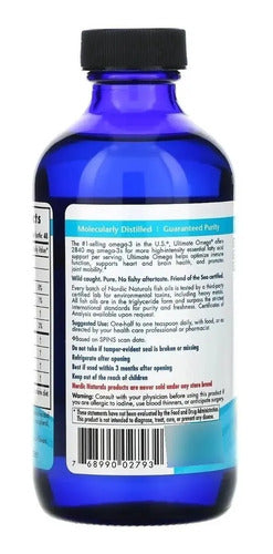 Nordic Naturals- Ultimate Omega 3  237Ml Limón