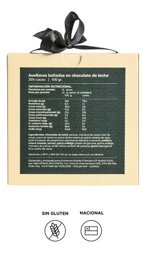 No Es Pecado - Avellanas Bañada En Chocolate Sin Gluten 100g