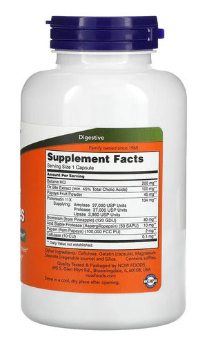 Now Foods - Super Enzimas Digestivas 180 Caps
