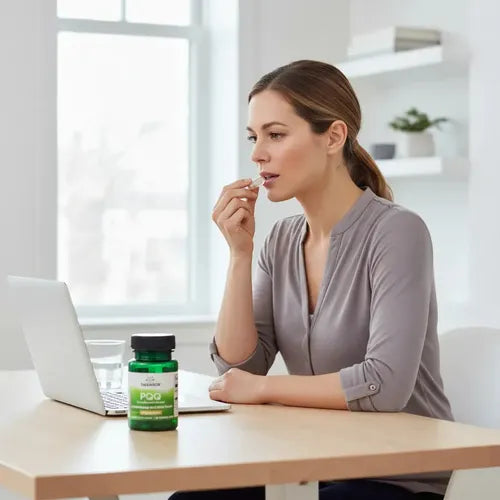 Pqq 20 Mg Energy 30 Cápsulas Vegetales Swanson Sin Sabor