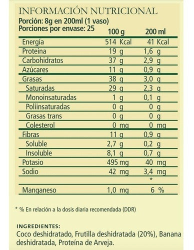 Aquasolar - Veggimilk Fresa 200g