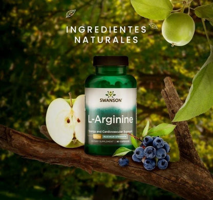 Swanson-  L-arginina 500mg 100 Capsulas