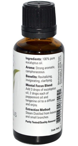 Now Aceite Esencial Eucalipto 30 Ml - 1 Unidad