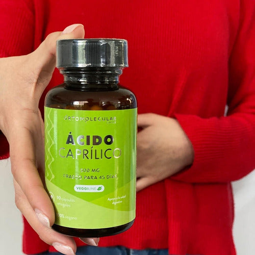 Ortomolecular- Ácido Caprílico (salud Digestiva)  90 Capsulas