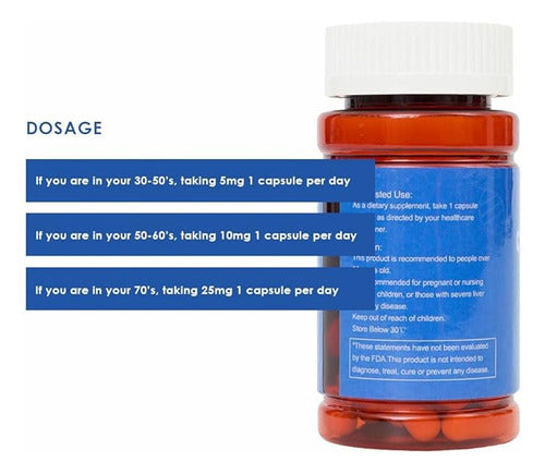 Caw - Cicloastragenol, Telomeros, Anti-envejecimiento 30 Cap